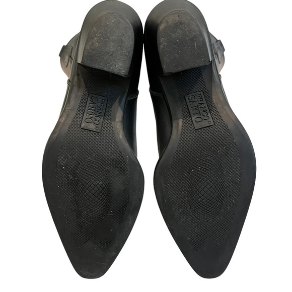 Franco Sarto Leather “Witchy Pointy” Toe Mid Calf Pull On Western Boots - Picture 14 of 16